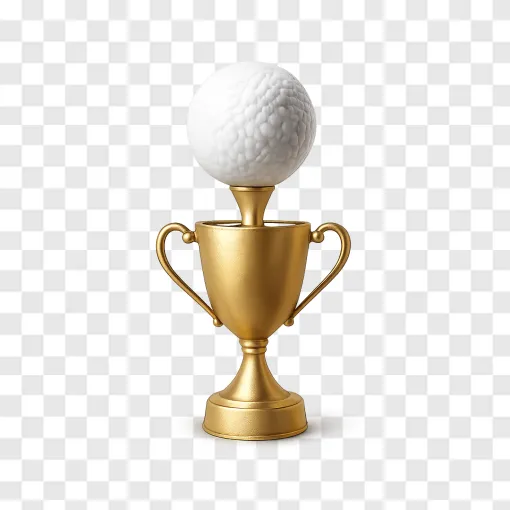 Presidents Cup Golf Trophy PNG Transparent Image
