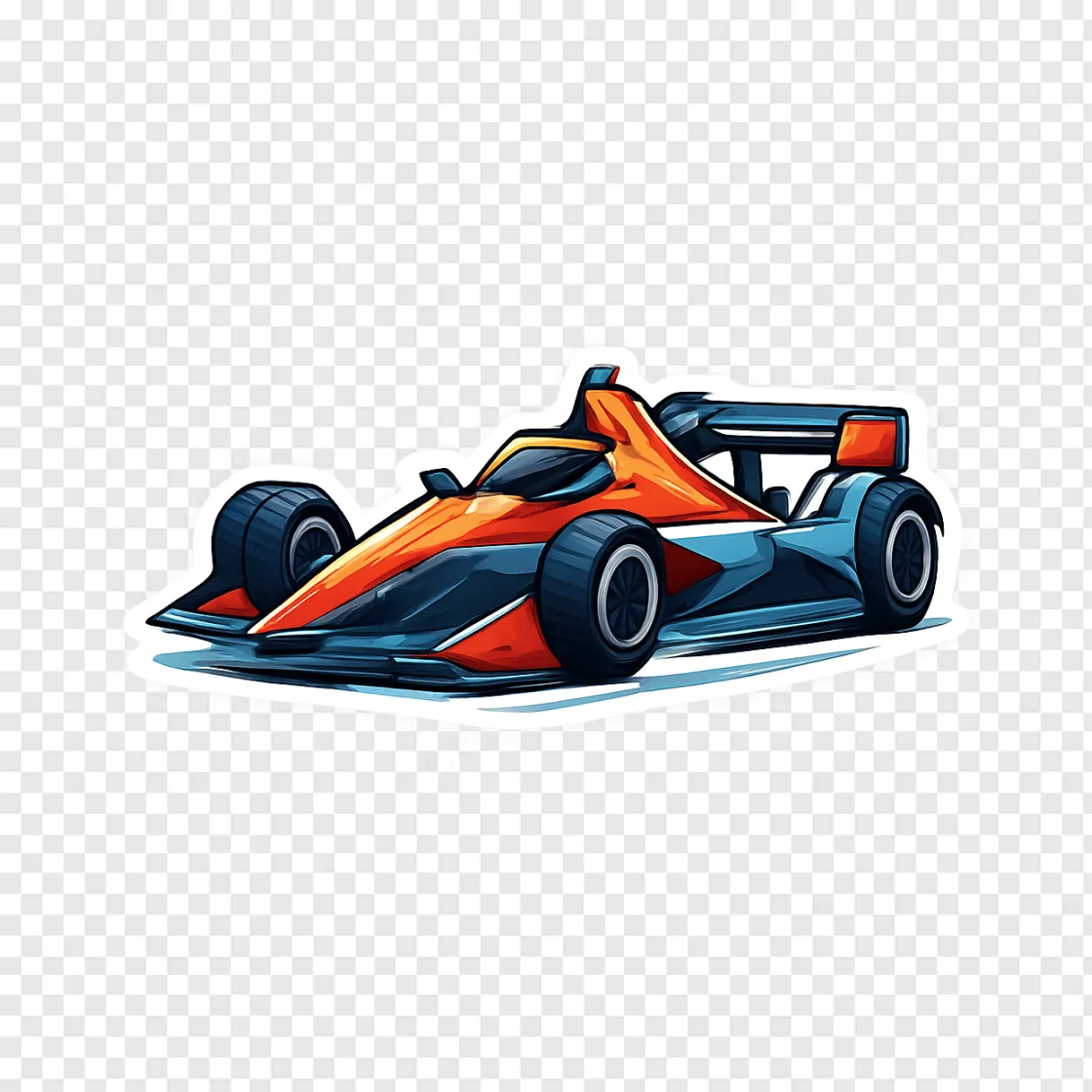 Indy Racing Car PNG Graphic For Motorsport Fans