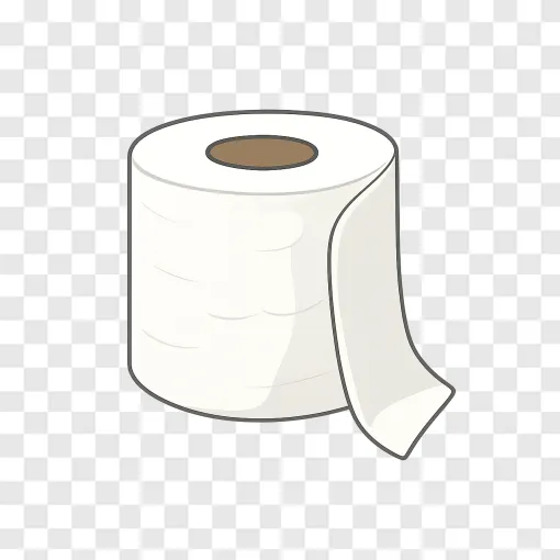 Toilet Paper Roll PNG Free Download