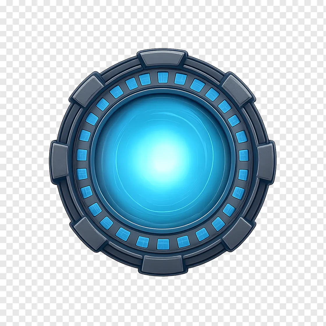 Futuristic Sci-Fi Portal PNG Design For Gamers