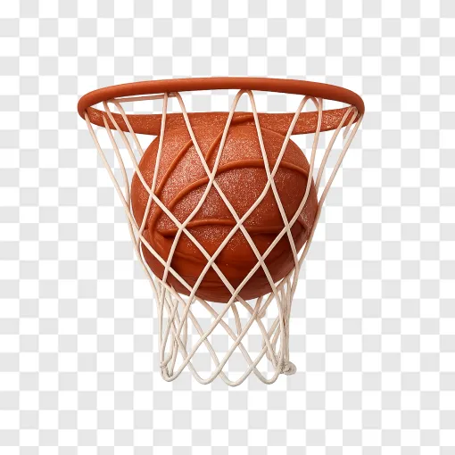 Basketball Hoop And Ball PNG Image For Sports Designs