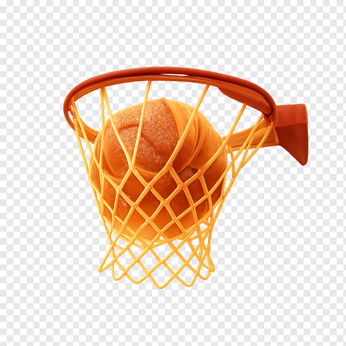 Basketball Hoop And Ball PNG Transparent Image