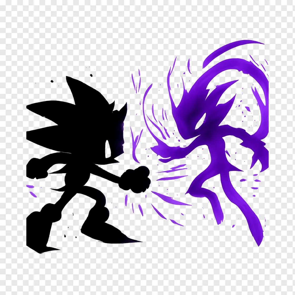 Shadow Vs Mewtwo Battle PNG Graphic For Design