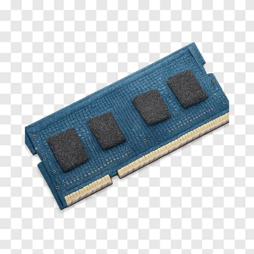 LPDDR6 RAM Chip PNG Transparent Image