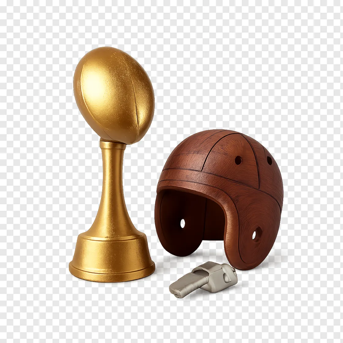 College Football Trophy PNG Transparent Background