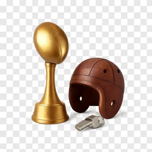 College Football Trophy PNG Transparent Background