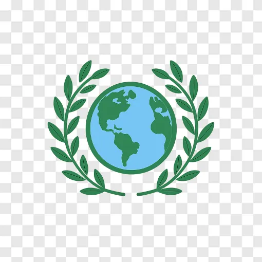 United Nations Globe And Peace Symbol PNG