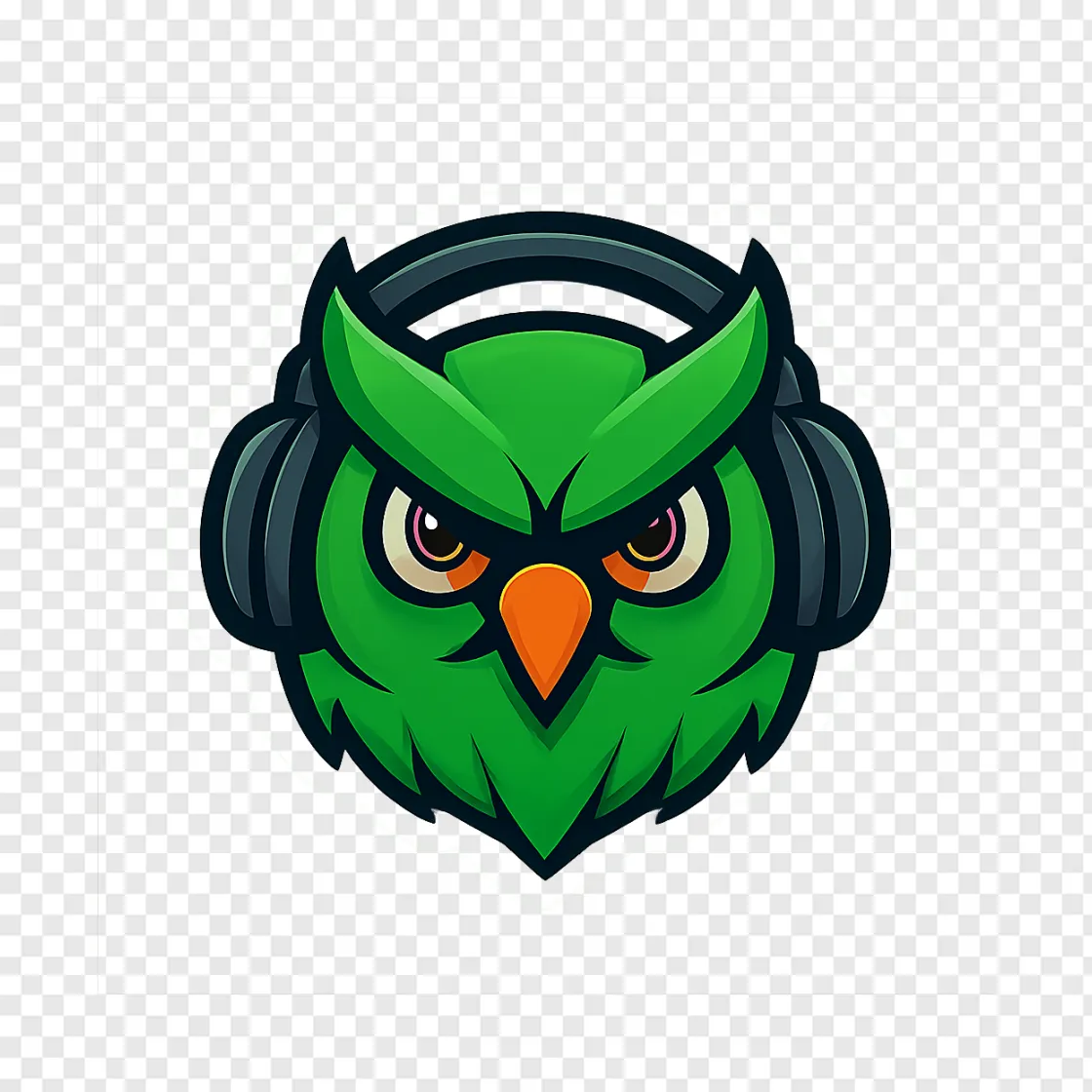 Duolingo Gaming Owl PNG Sticker For Free Download