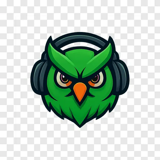 Duolingo Gaming Owl PNG Sticker For Free Download