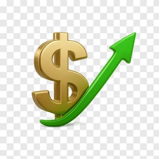 US Dollar And Interest Rate PNG Graphic