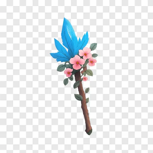 Vesna Spring Magic Staff PNG Design