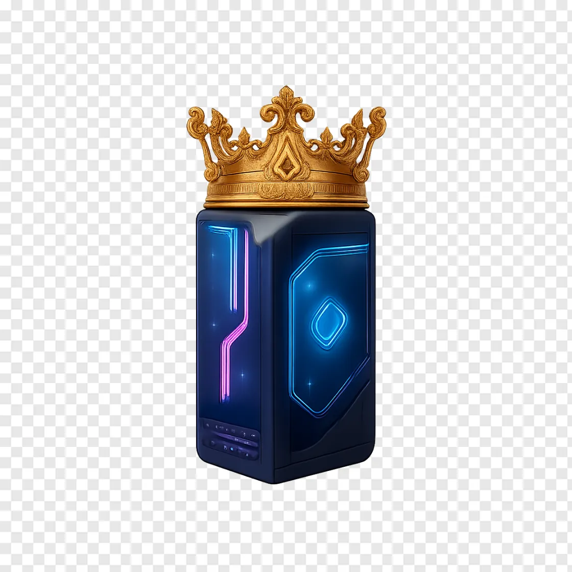 King Of The Towers Gaming Crown PNG