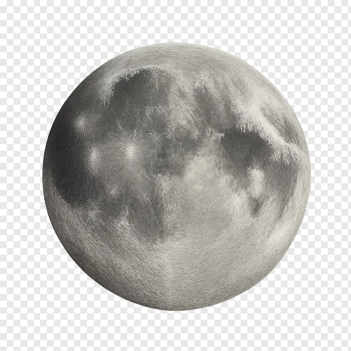 Moon Crater PNG Image For Space Designs