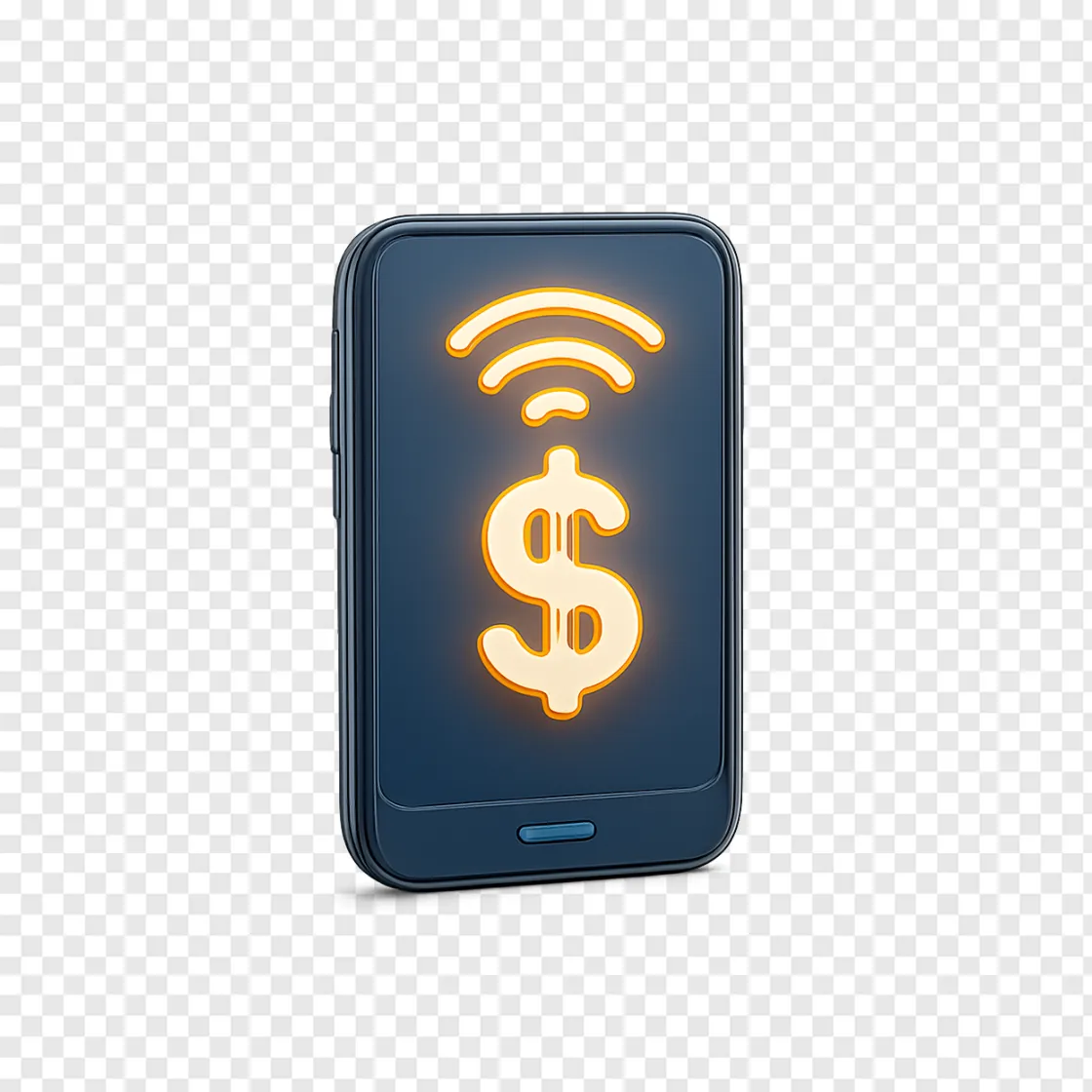 Cheap Mobile Plan Smartphone Icon PNG