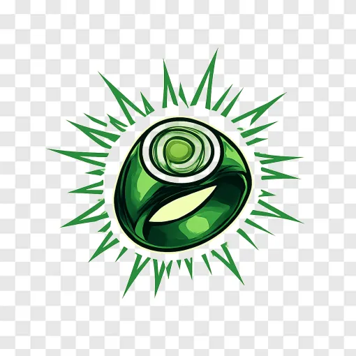 Green Lantern Power Ring PNG Icon