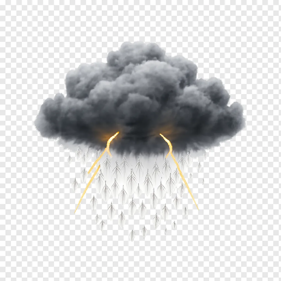 Storm Cloud PNG Transparent Image
