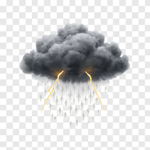 Storm Cloud PNG Transparent Image