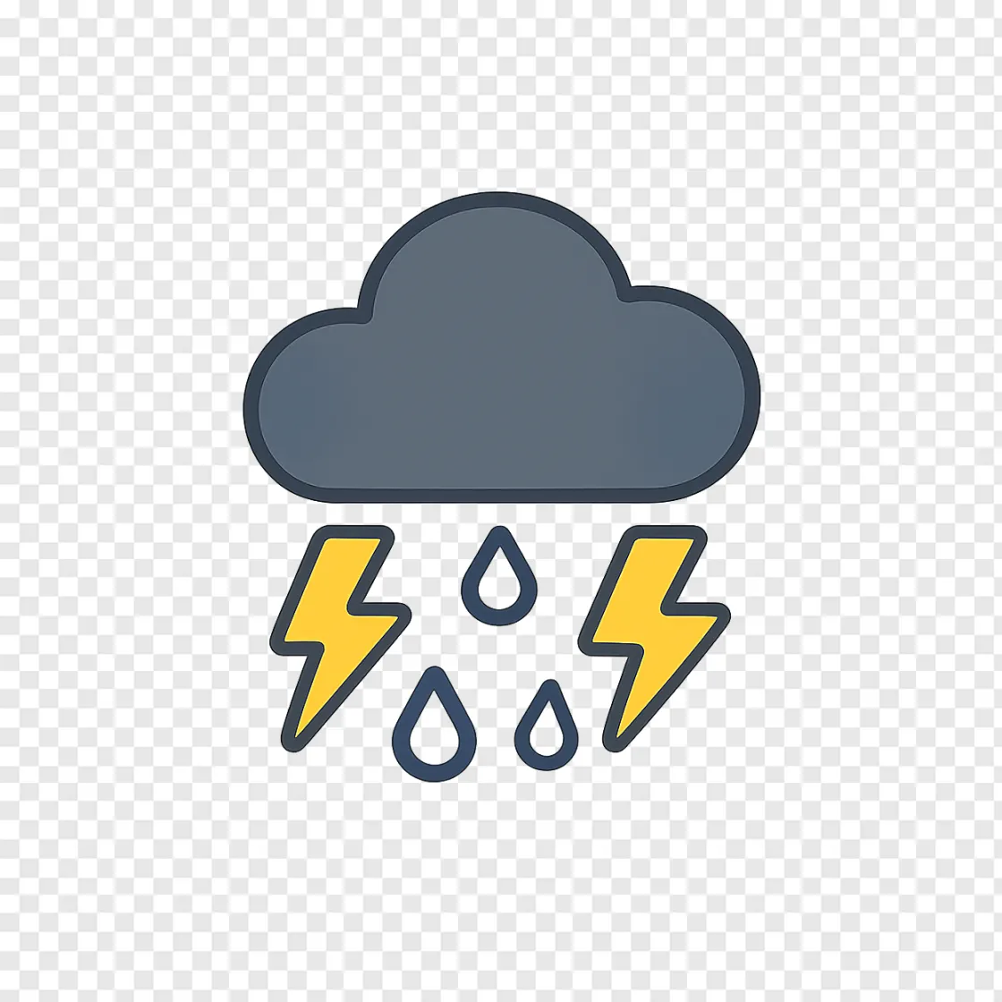 Storm Cloud PNG Transparent Image