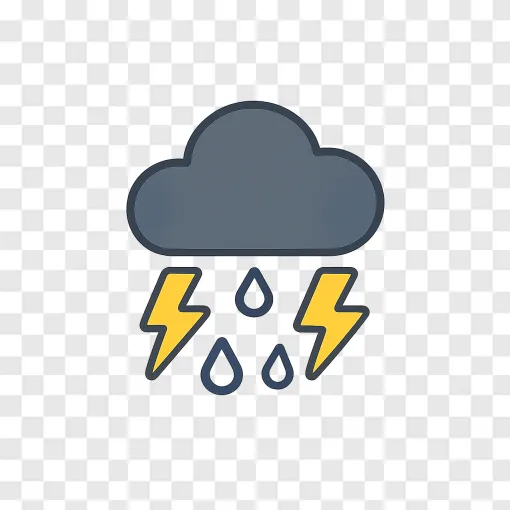 Storm Cloud PNG Transparent Image