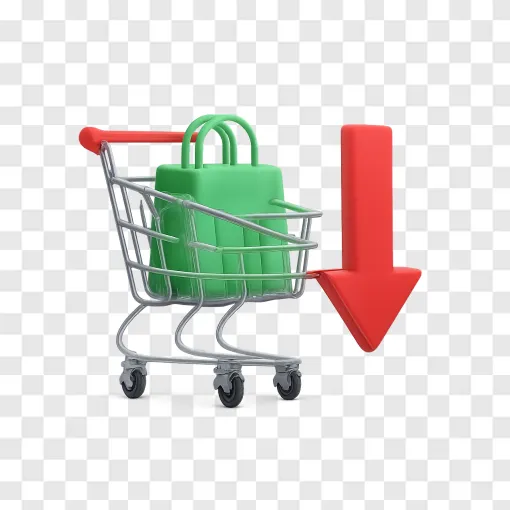 Shopping Cart And Retail Trends PNG Image