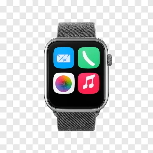 Smartwatch App Switcher Interface PNG