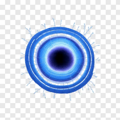Quantum Black Hole PNG Graphic For Science Projects