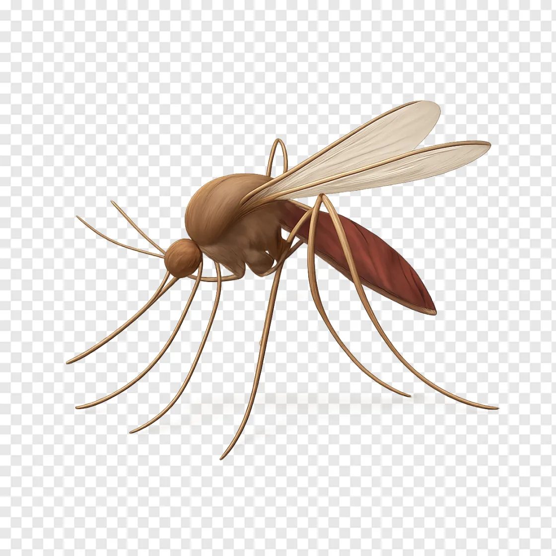 Mosquito Vector PNG For Health Awareness