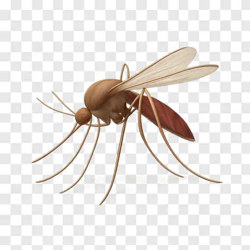 Mosquito Vector PNG For Health Awareness