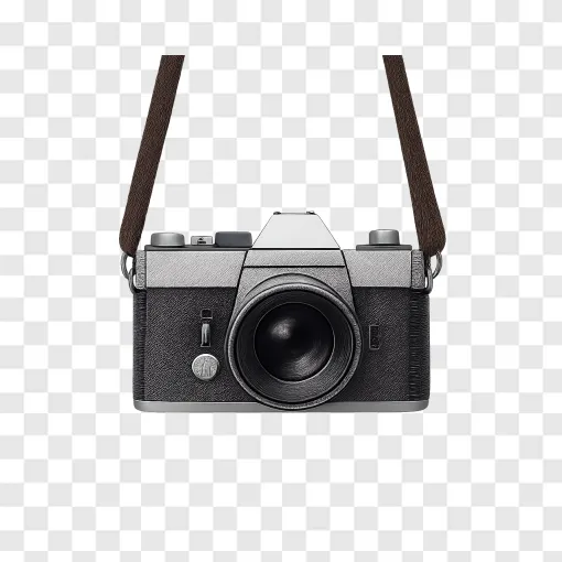 Vintage Film Camera PNG Transparent Background