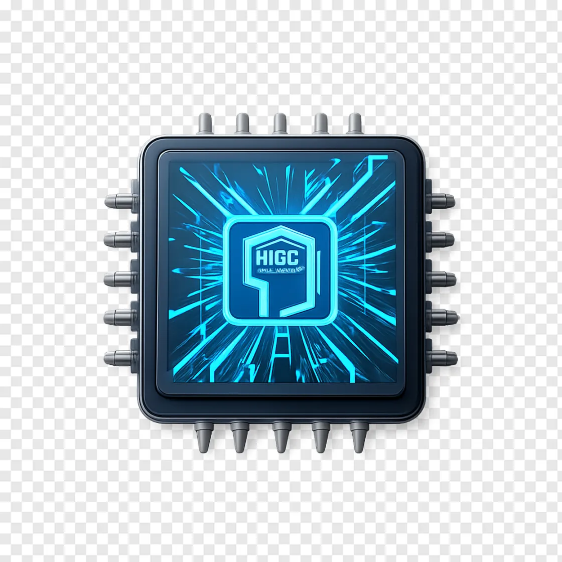 AI Microchip PNG Image With Transparent Background