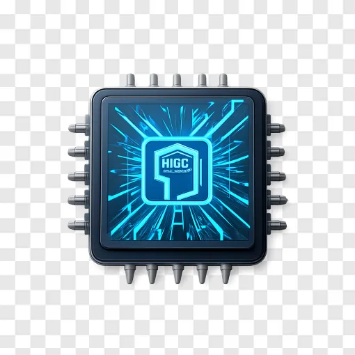 AI Microchip PNG Image With Transparent Background