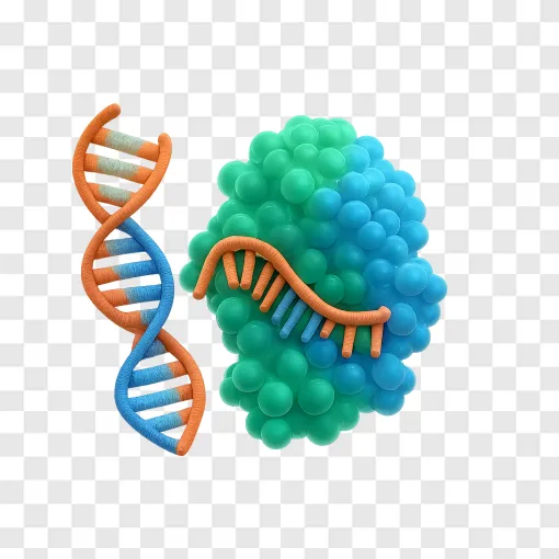 CRISPR-Cas Molecular Structure PNG