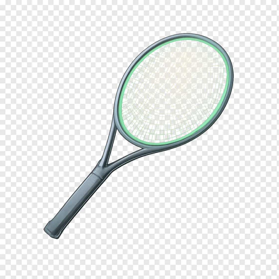 Futuristic Tennis Racket PNG Transparent Image