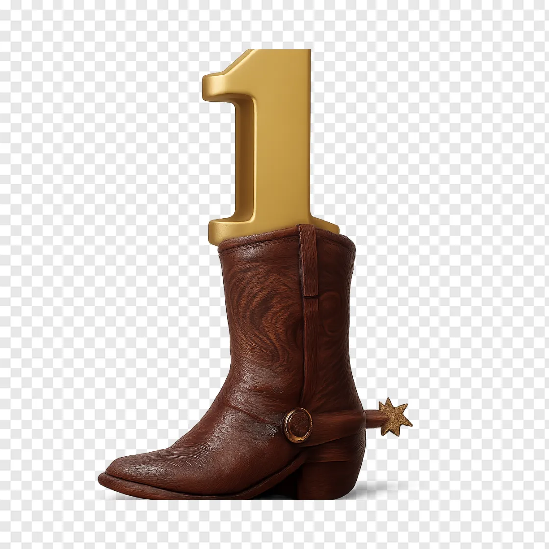 Country Music Record Number One PNG