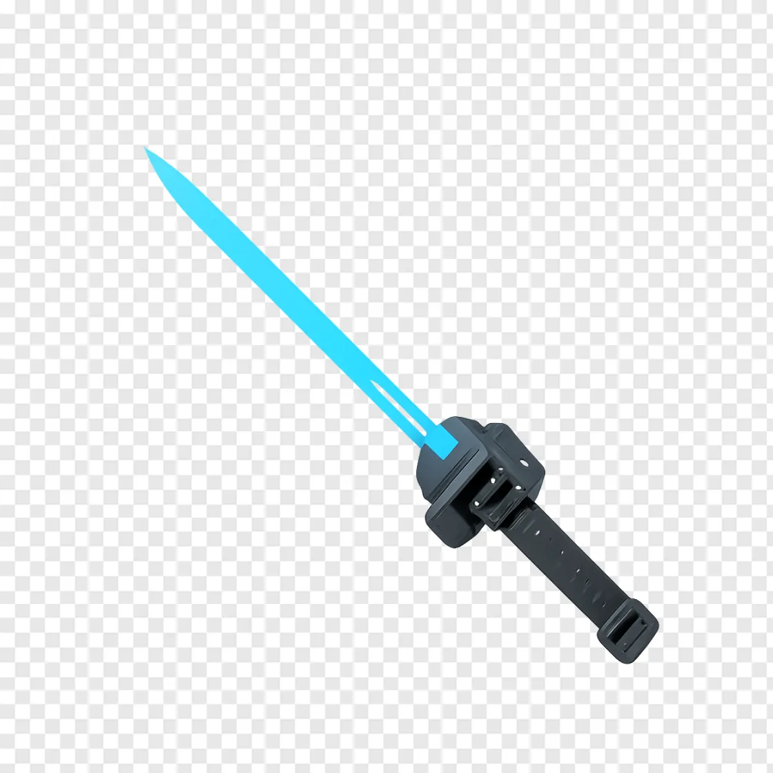Futuristic Sci-Fi Energy Sword PNG Royalty-Free