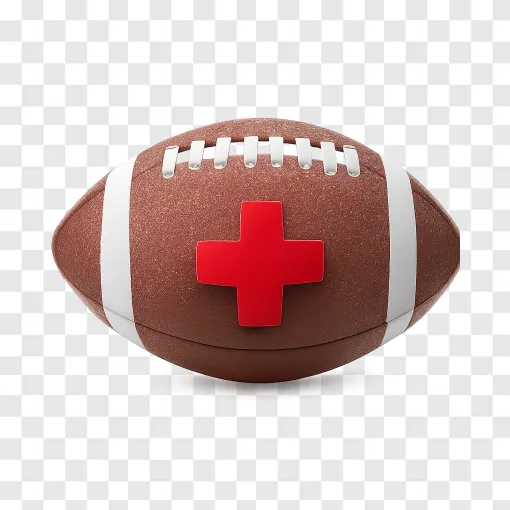 American Football Injury PNG Transparent Background