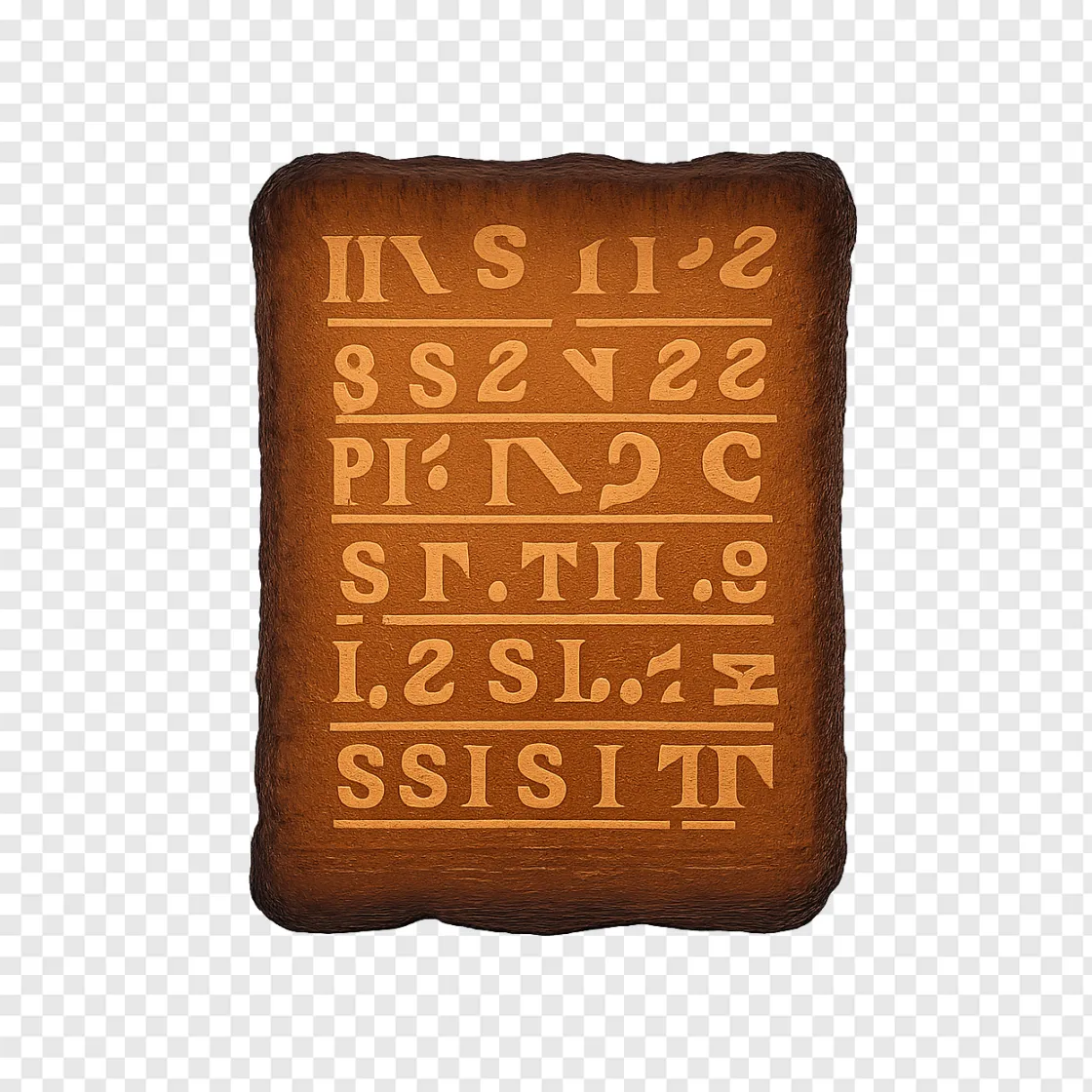 Ancient Burnt Scroll PNG Image For History Projects