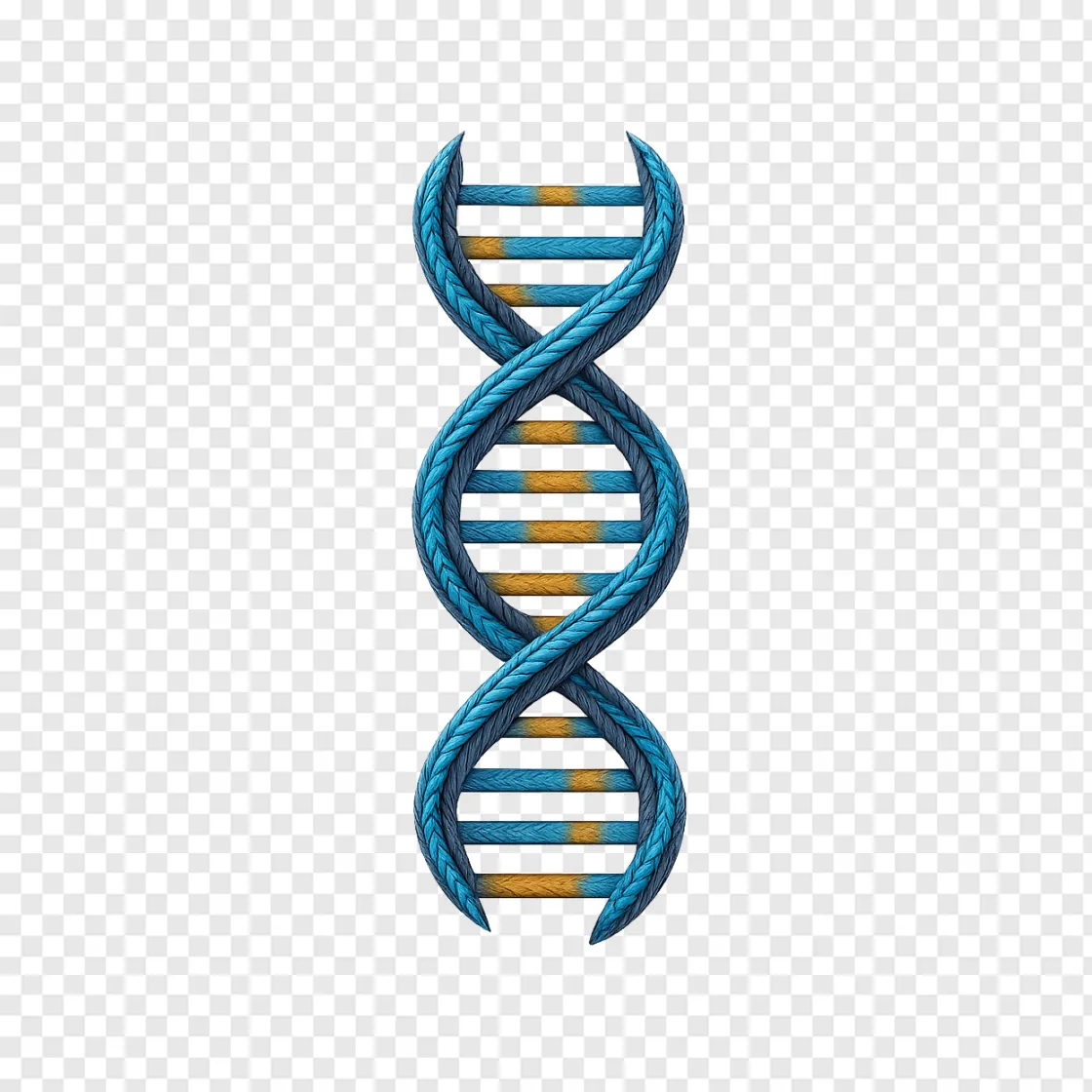 Gene Editing DNA Helix PNG Transparent Background