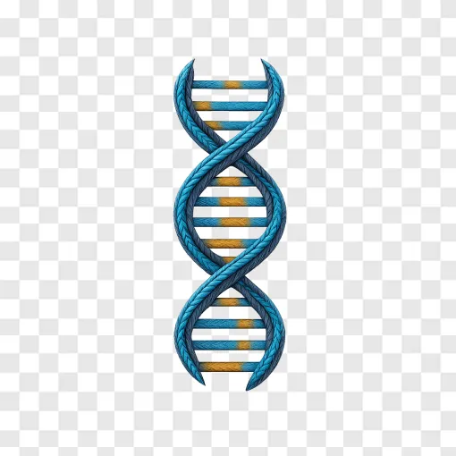 Gene Editing DNA Helix PNG Transparent Background