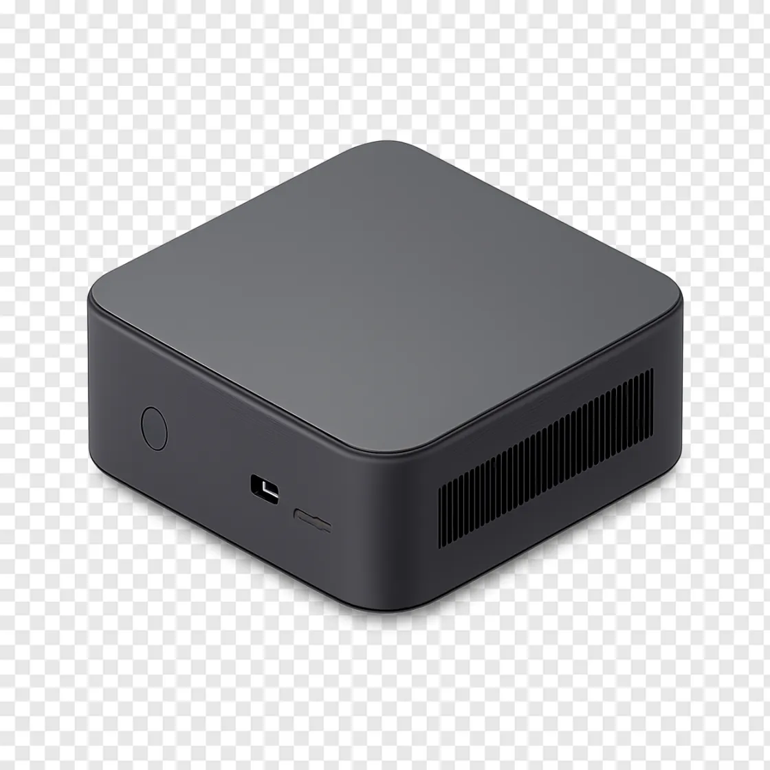 Compact Mini PC PNG Transparent Image