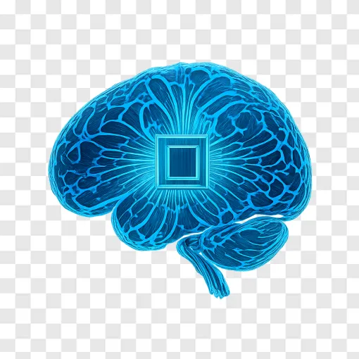 Artificial Intelligence Brain Technology PNG