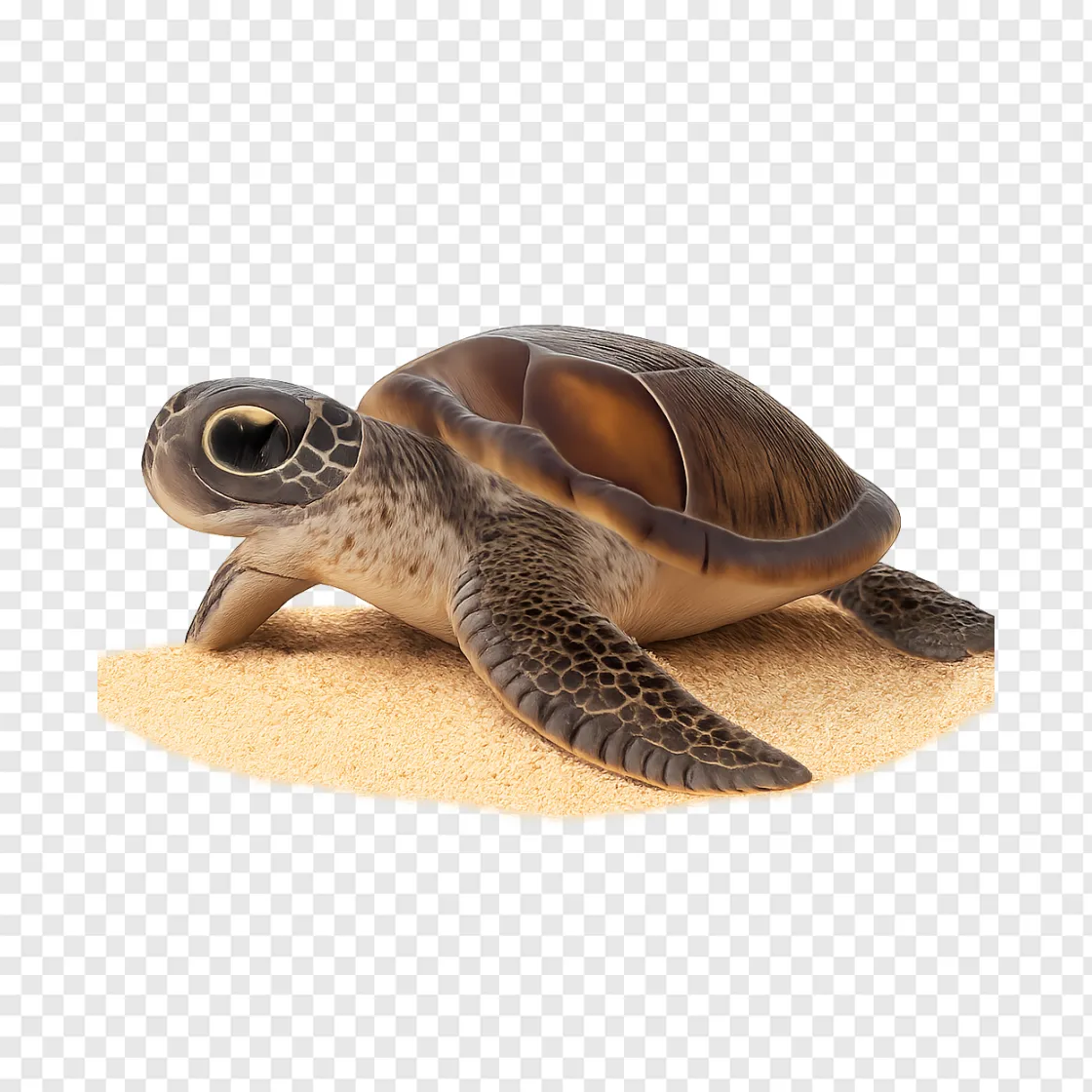 Endangered Sea Turtle PNG Image For Conservation Projects