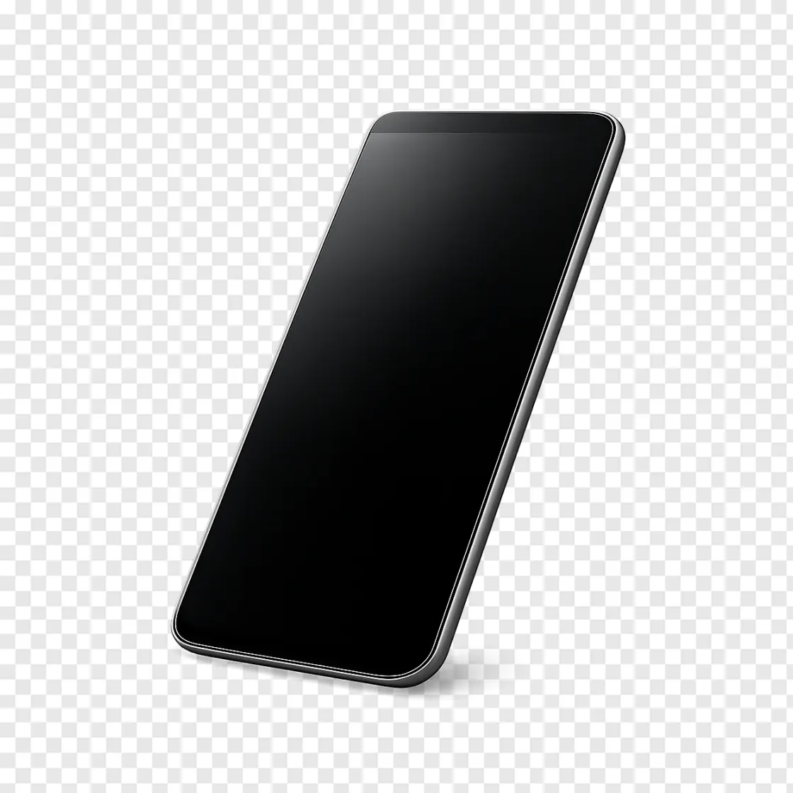 Futuristic Flagship Smartphone PNG Transparent Image