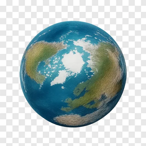 Arctic Ice Cap Melt Transparent PNG Image