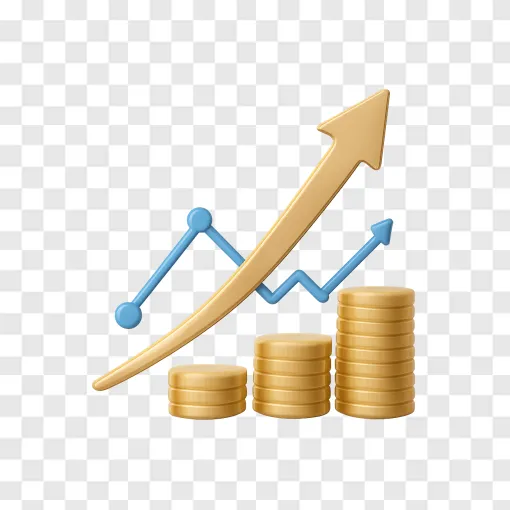 Stock Market Growth PNG Image