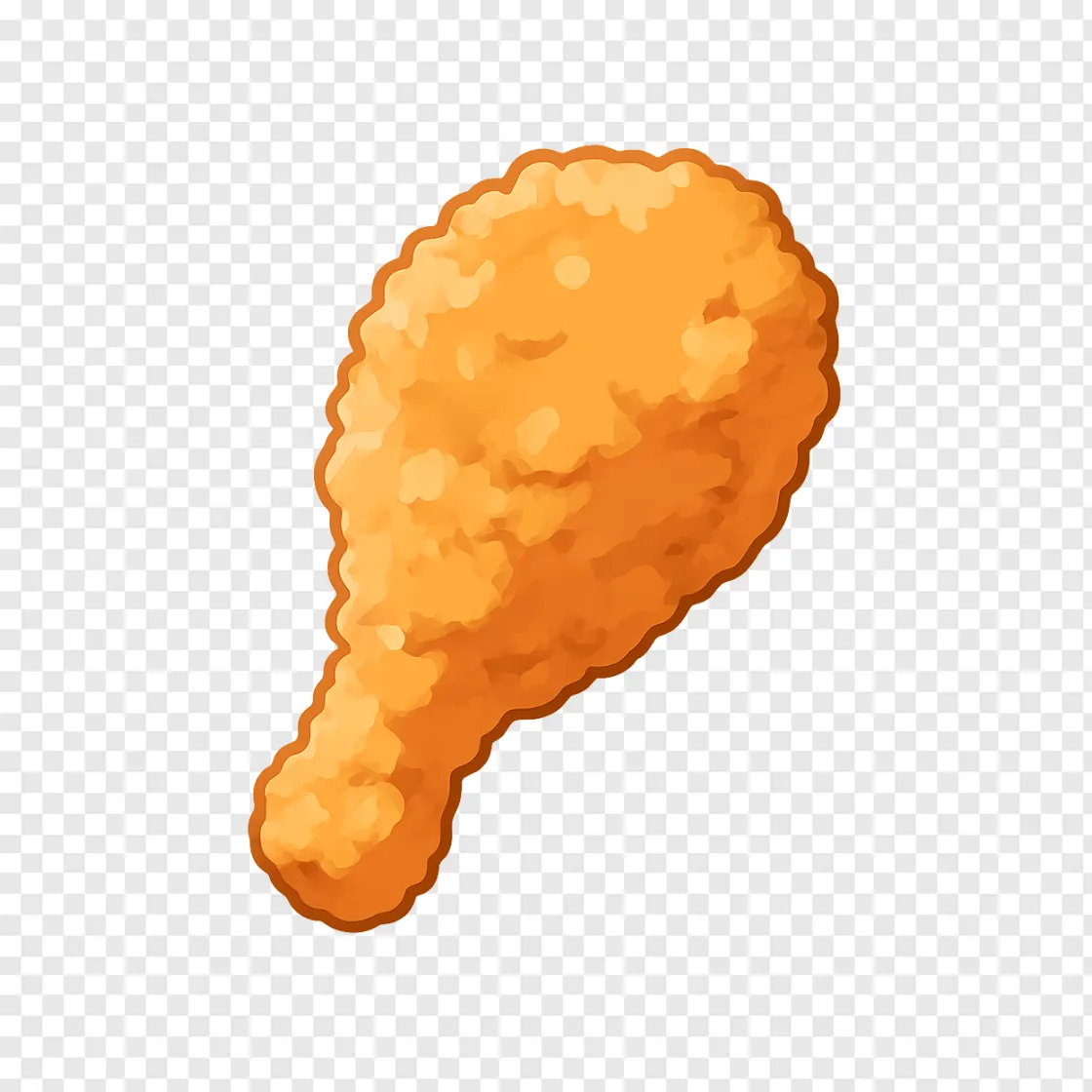 Crispy Fried Chicken PNG Transparent Image