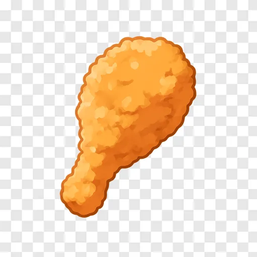 Crispy Fried Chicken PNG Transparent Image