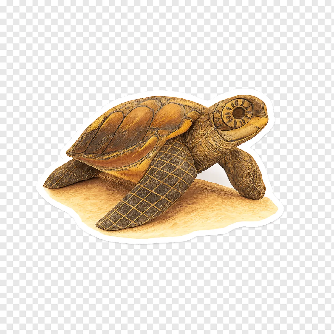 Cute Sea Turtle PNG Transparent Background