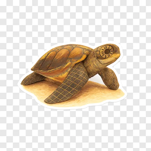 Cute Sea Turtle PNG Transparent Background