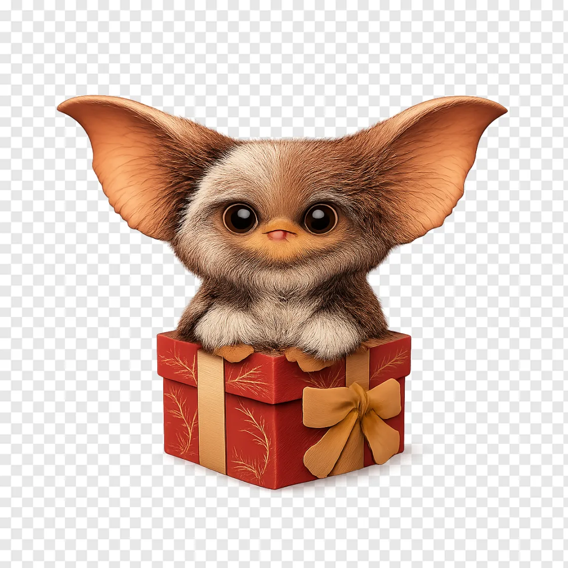 Cute Mogwai Fantasy Creature PNG